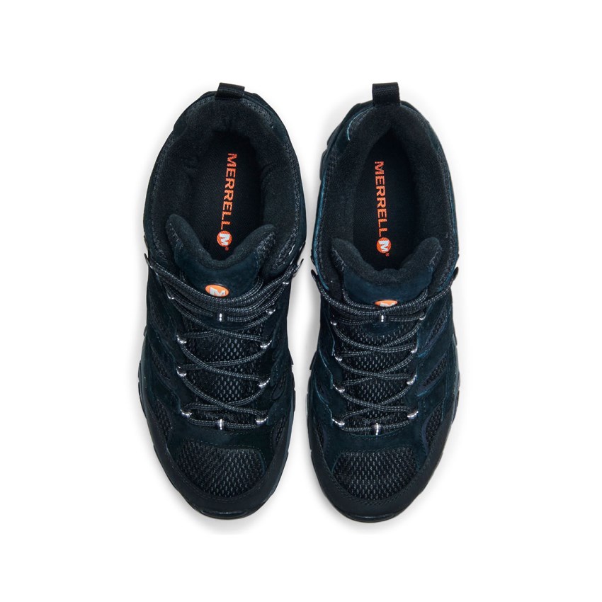 Chaussures Randonnée Merrell Moab 2 Mid Ventilator Noir Homme | R.X.PVMM